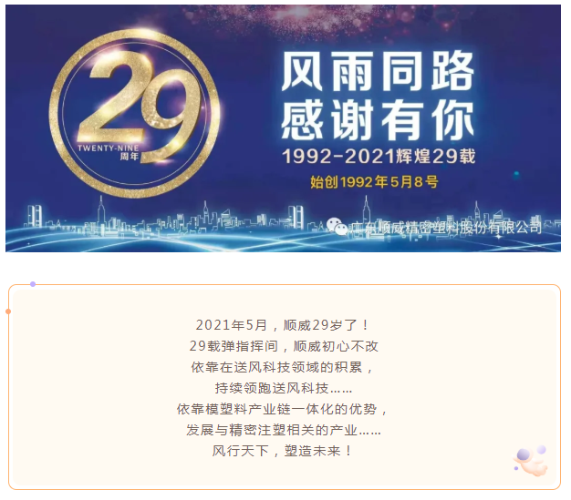 29周年|順威29載，風(fēng)雨同路，感謝有你！